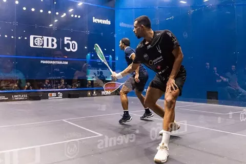 سيطرة مصرية خالصة في ربع نهائي بطولة CIB المفتوحة للإسكواش 2025